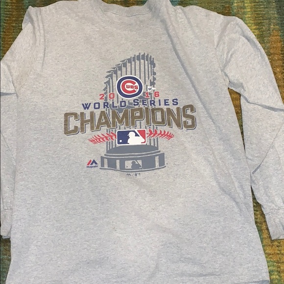 MLB Other - 2016 World series champions long sleeve tee Grey
